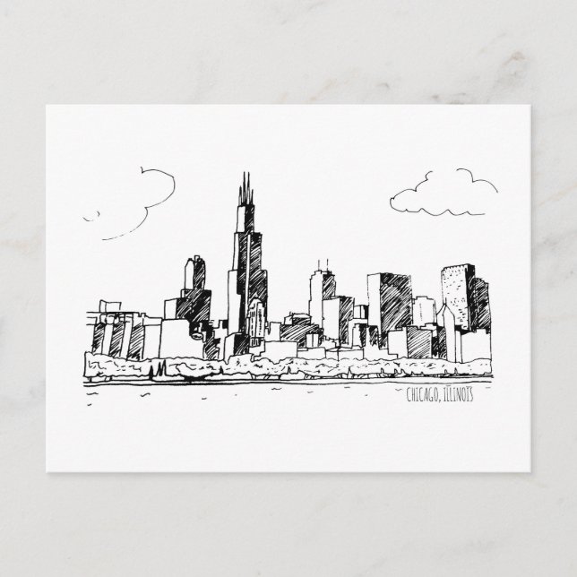 Carte Postale Chicago (Devant)