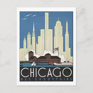 Carte Postale Chicago a tout