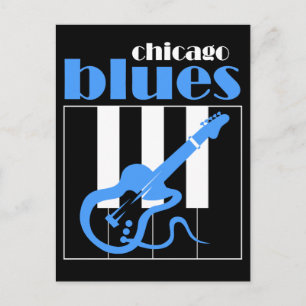 Carte Postale Chicago blues