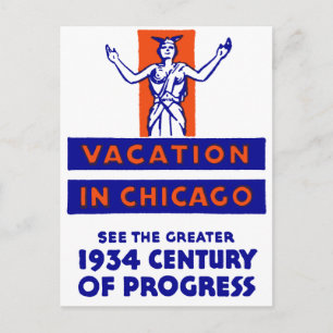 Carte Postale Chicago Century of Progress 1934