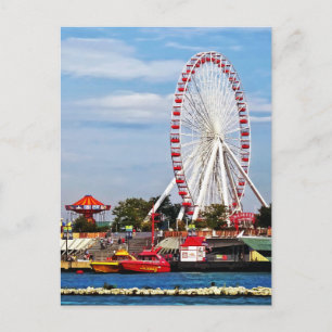 Carte Postale Chicago IL - Ferris Wheel at Navy Pier