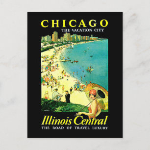 Carte Postale Chicago Illinois Central