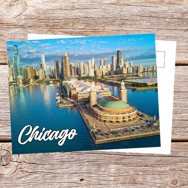 Carte Postale Chicago, Illinois, États-Unis (Créateur téléchargé)