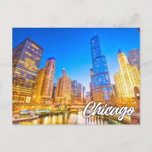 Carte Postale Chicago, Illinois, États-Unis