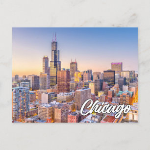 Carte Postale Chicago, Illinois, États-Unis