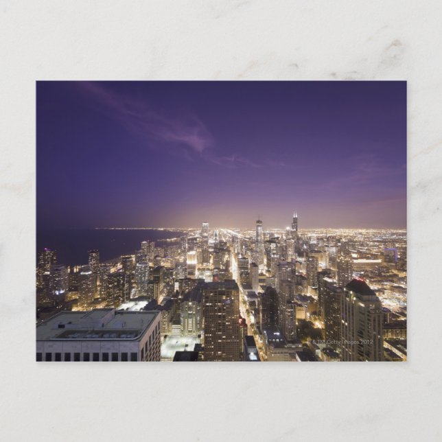 Carte Postale Chicago, Illinois, États-Unis 7 (Devant)
