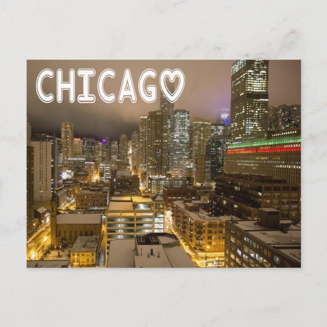 Carte Postale Chicago Illinois ( IL ) États-Unis, Amérique États (Devant)