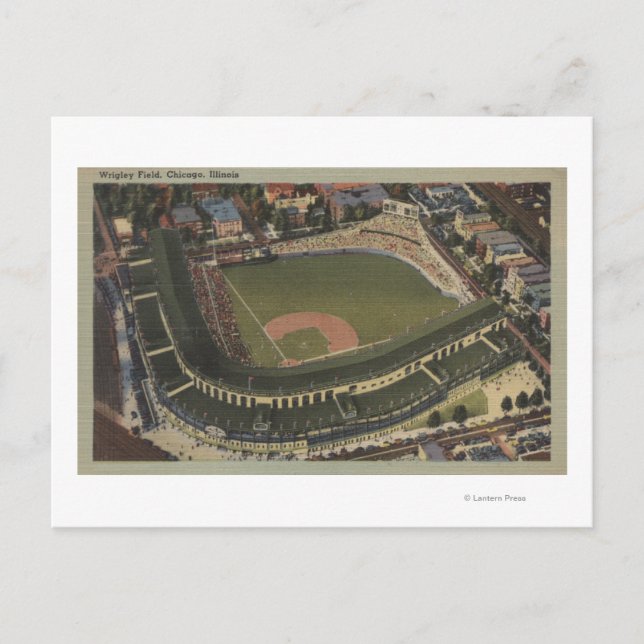 Carte Postale Chicago, Illinois - Wrigley Field Cubs (Devant)