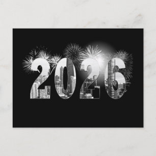 Carte Postale Chicago Nouvel An 2024 Merci des affaires