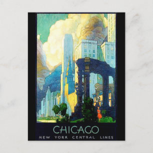 Carte postale Chicago Reproduction vintage