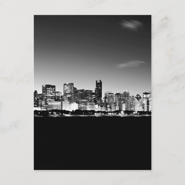 Carte Postale Chicago Skyline (Devant)