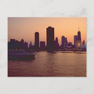 Carte Postale Chicago Skyline
