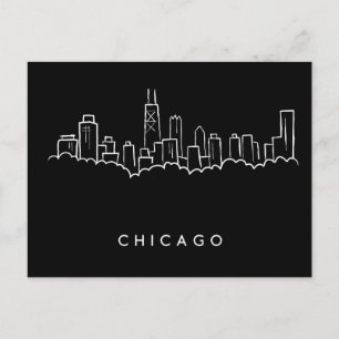 Carte Postale Chicago Skyline