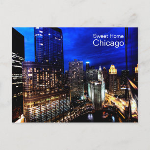 Carte Postale Chicago Skyline