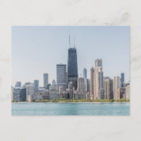 Chicago Skyline Avec Le Lac Michigan