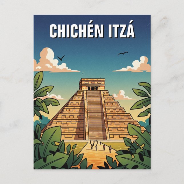 Carte Postale Chichen Itza Mexico Travel (Devant)