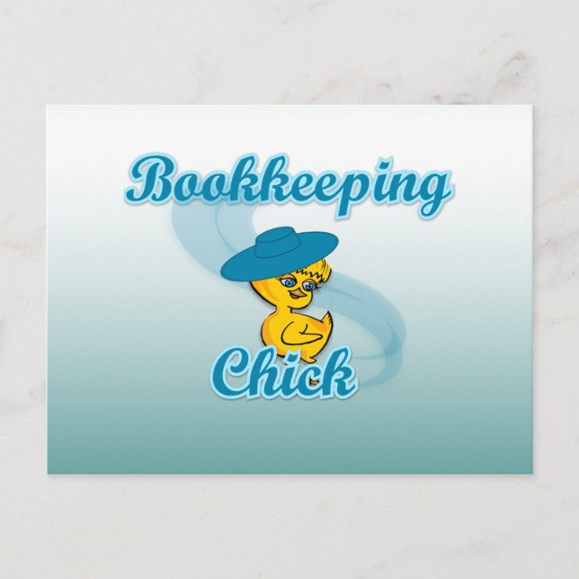 Carte Postale Chick de comptabilité #3 (Devant)