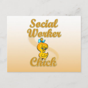 Carte Postale Chick de travailleur social