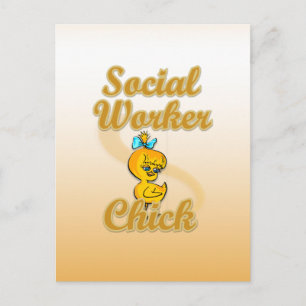 Carte Postale Chick de travailleur social