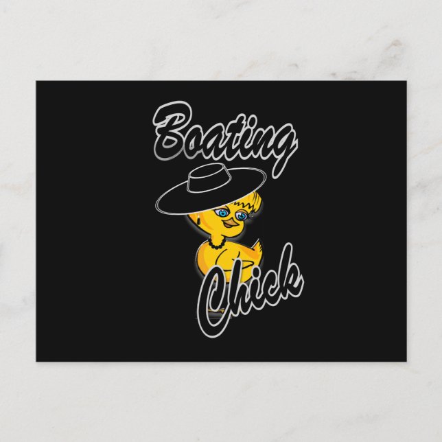 Carte Postale Chick nautique #4 (Devant)
