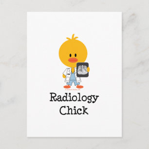 Carte postale Chick Radiologie