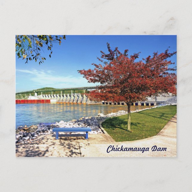 Carte Postale Chickamauga Dam - Chattanooga, Tennessee, U.S.A. (Devant)
