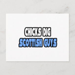 Carte Postale Chicks Creg Scottish Guys