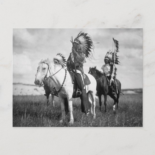 Carte Postale Chiefs sioux, 1905 (Devant)