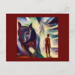 Carte Postale Chien animal Spirit 2