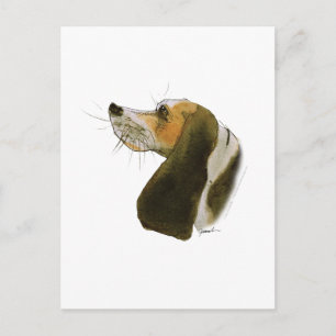 Carte Postale chien beagle, tony fernandes
