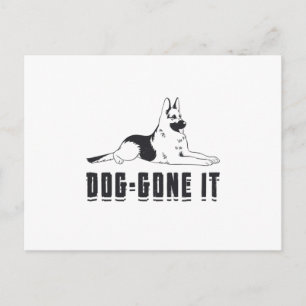 Carte Postale Chien berger allemand Il est mort Chiens Animal Vi