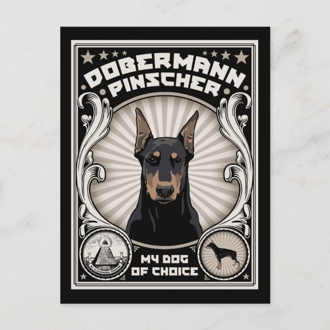 Carte Postale Chien de choix (Devant)