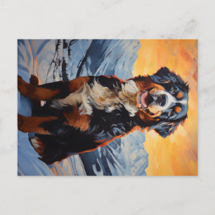 Carte Postale Chien de montagne bernois