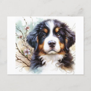 Carte Postale Chien de montagne bernois AI Chien