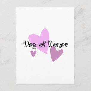 Carte Postale Chien d'honneur