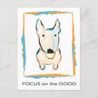 Chien le plus heureux jamais English bull Terrier