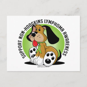 Carte Postale Chien non-Hodgkins Lymphoma