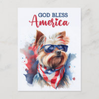 Chien Patriotique-Yorkshire, Dieu Bénisse l'Amériq