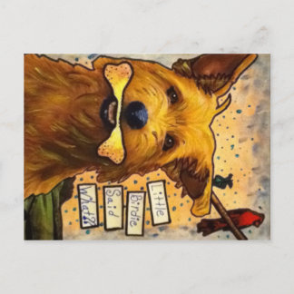 Carte postale Chien Rumeur