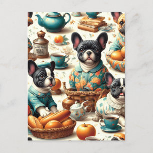Carte Postale Chien-taureau vintage