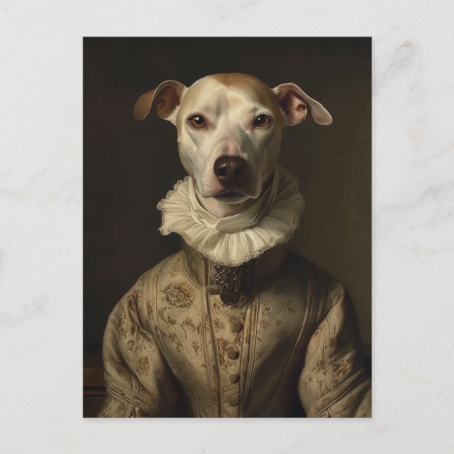 Carte Postale Chien Vintage mignon (Devant)