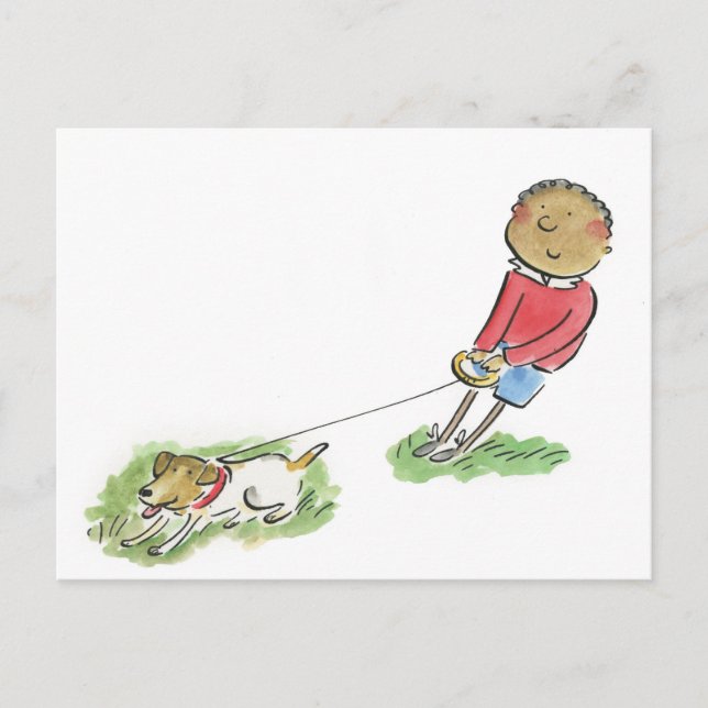 Carte Postale Chien Walker (Devant)