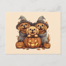 Chiens de l'Halloween Golden Retriever Jack-o'-lan