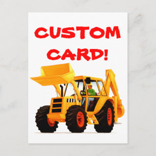 Carte Postale Chiffre jaune