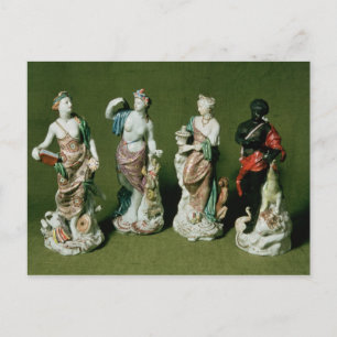 Carte Postale Chiffres en porcelaine de Plymouth des Quatre Cont