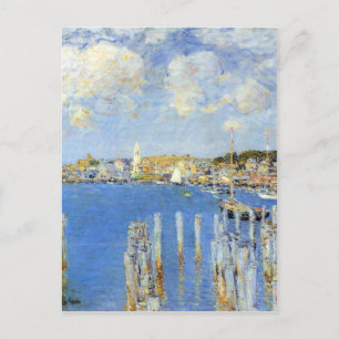 Carte Postale Childe Hassam - Le port intérieur de Gloucester