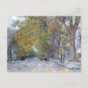 Carte Postale Childe Hassam - Main Street East Hampton