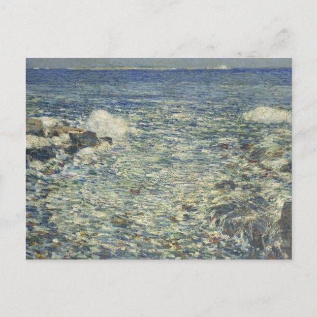 Carte Postale Childe Hassam - Surf, Îles des Chaussures (Devant)
