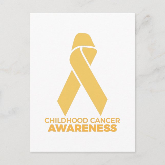 Carte Postale Childhood Cancer Awareness (Devant)