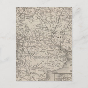 Carte Postale Chili, La Plata et Uruguay